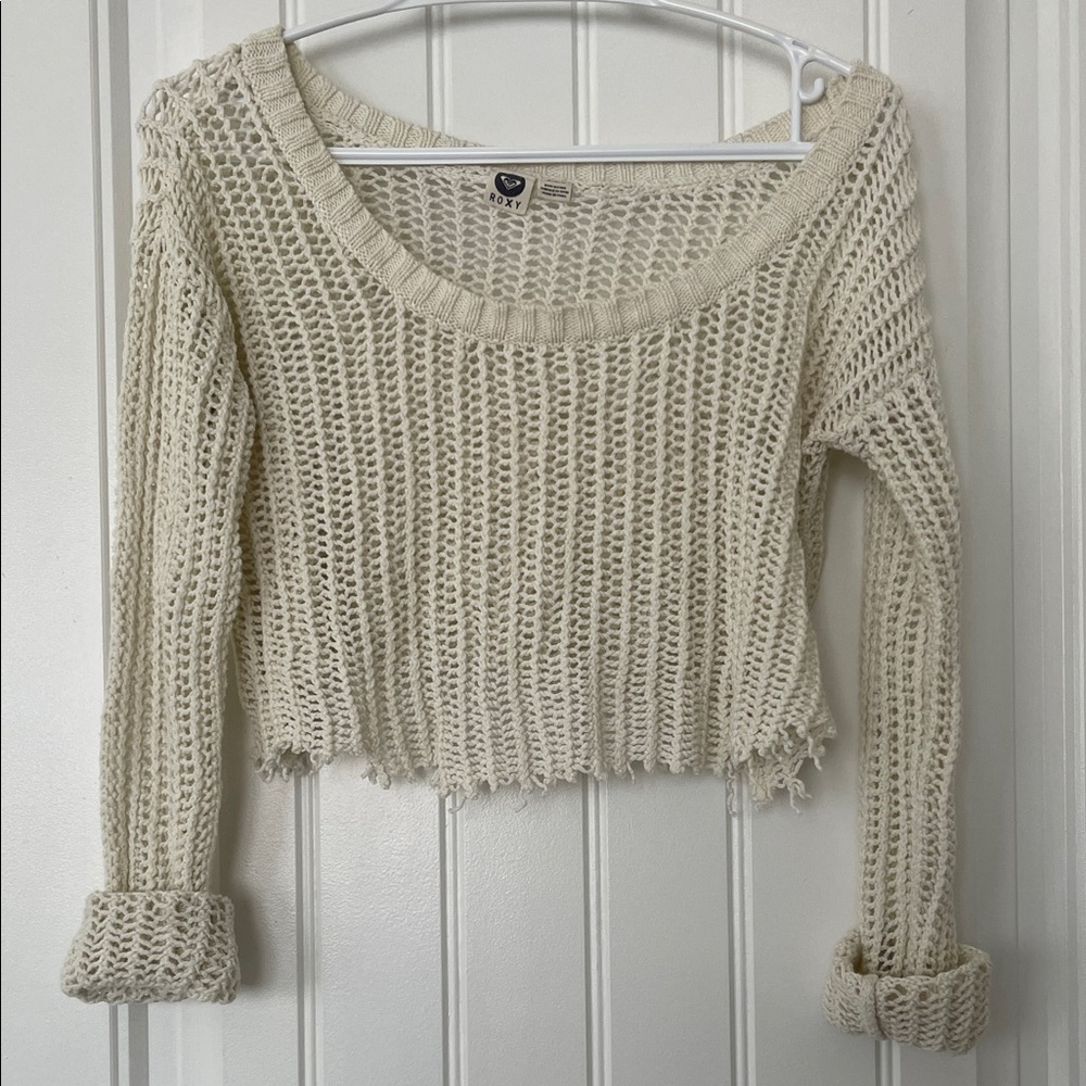 Roxy Cream Knit Women's Sweater